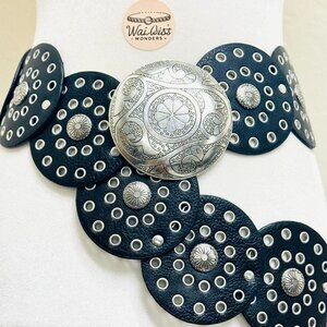 Black and Silver Women's Belt